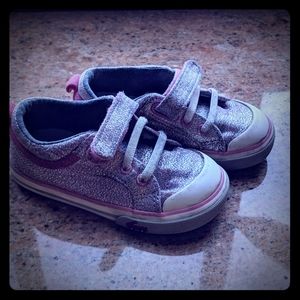 See Kai run size 7 pink glitter